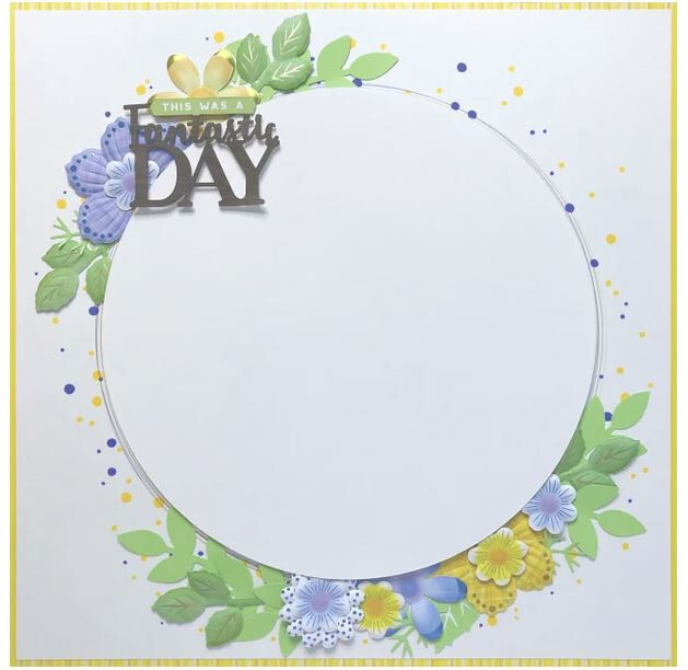 Creative Memories Jumbo Circle Custom Cutting System Pattern (CCS) NIP