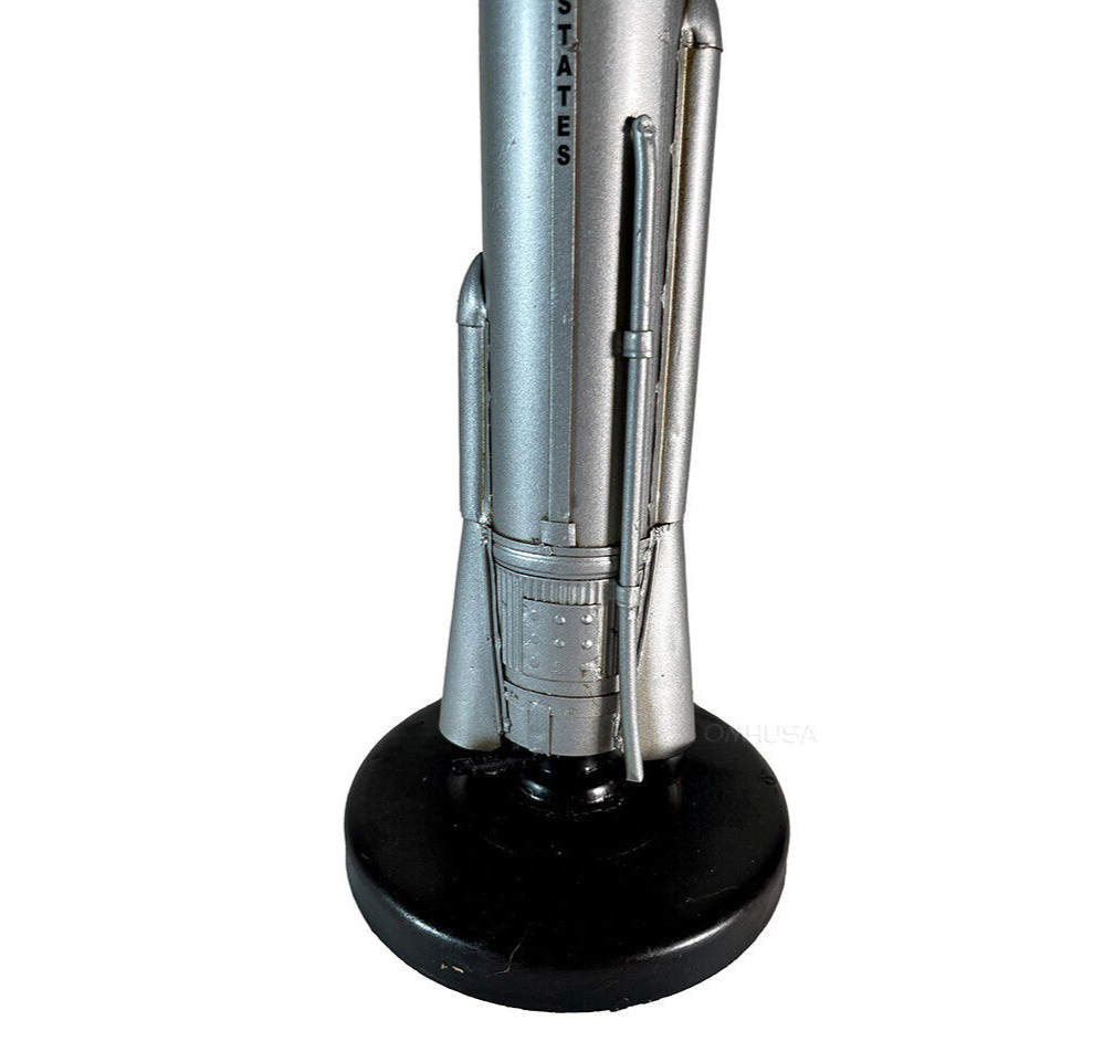 Mercury Atlas Rocket Spacecraft Metal Model 18″ NASA Space Exploration Mission