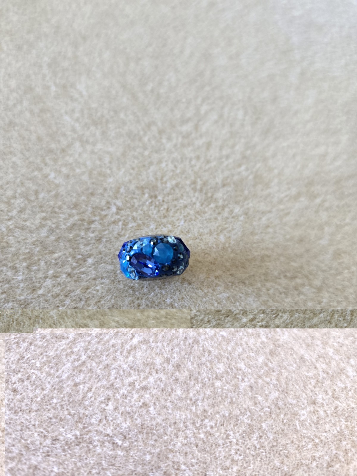 Swarovski BeCharmed Pave Medley #81304 14mm, Blue Crystals, Sold Individually