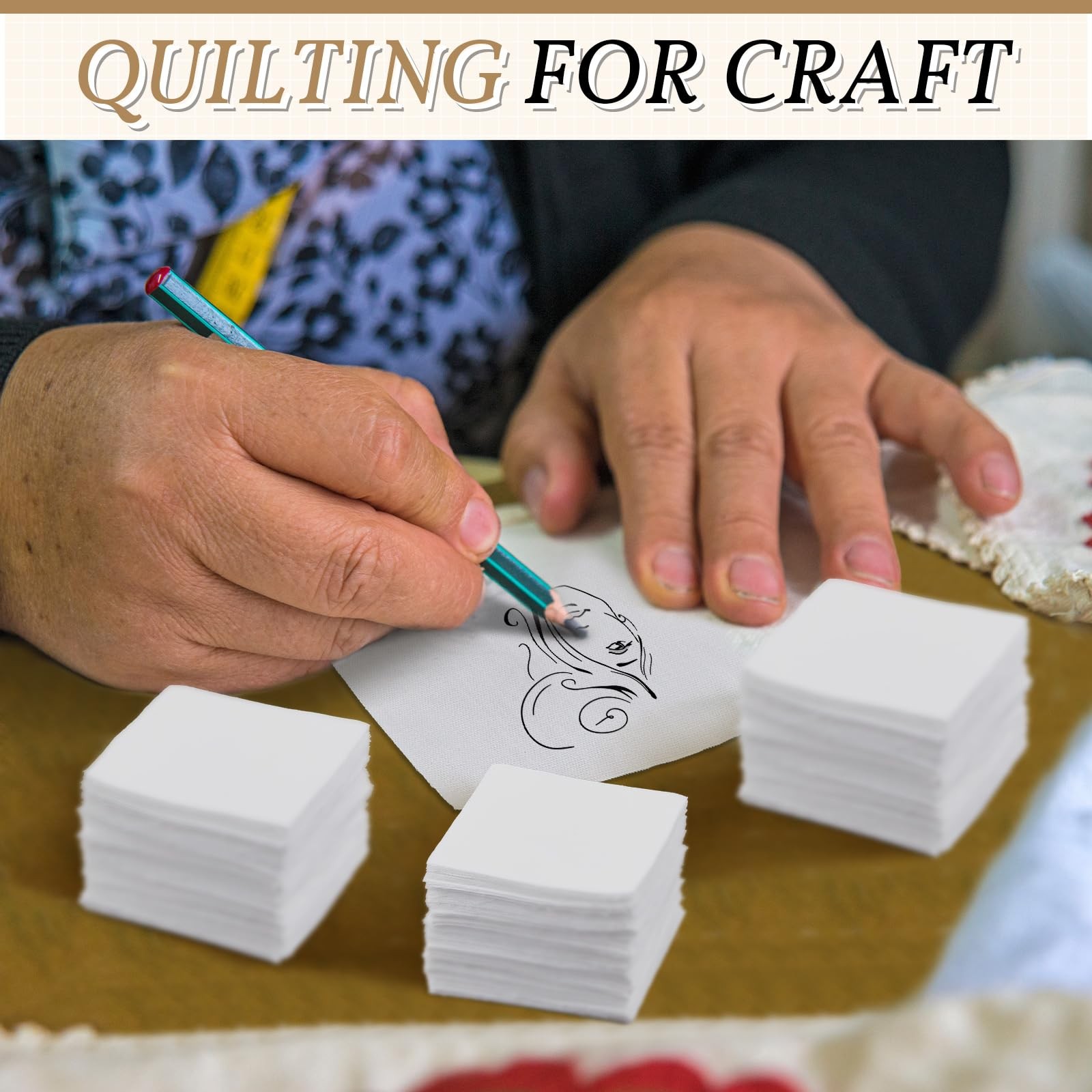 150 Pcs 2.5 X 2.5 Inches Cotton Fabric Squares Precut Quilting Fabric Bundles Mi