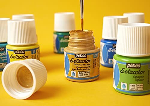 295-010 Setacolor Opaque Fabric Paint 45-Milliliter Bottle Titanium White 1.5…
