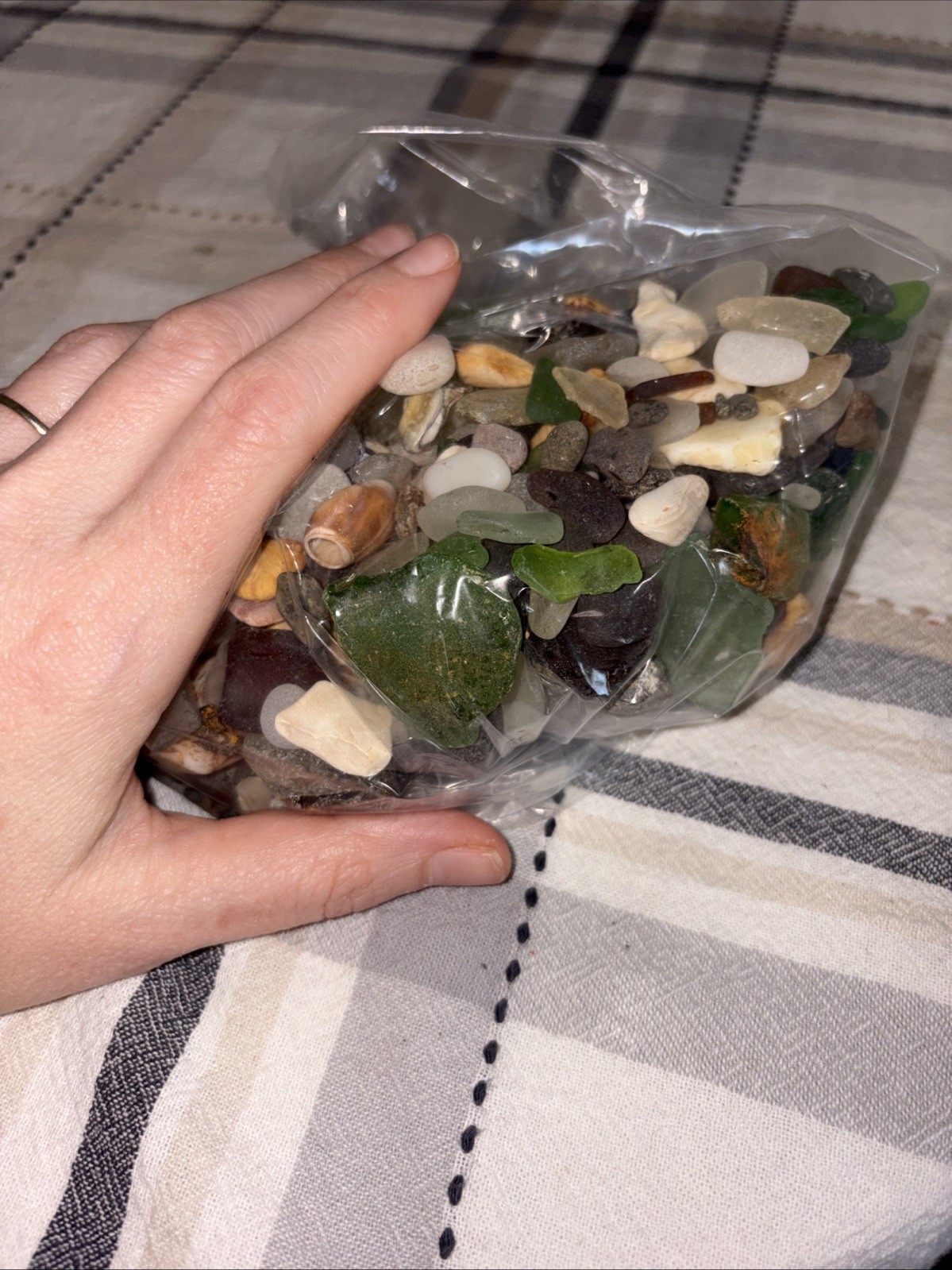 Genuine Surf Tumbled Beach Sea Glass Handpicked Multi-colors Sizes Shapes Lot