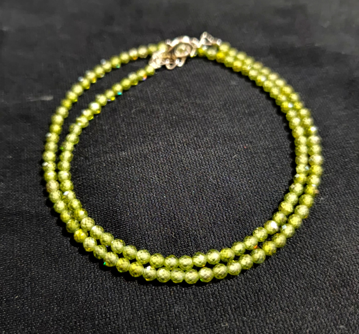 AAA+ Quality Green Diamond Beads, Faceted Diamond Beads, Rondelle Gemstone Beads