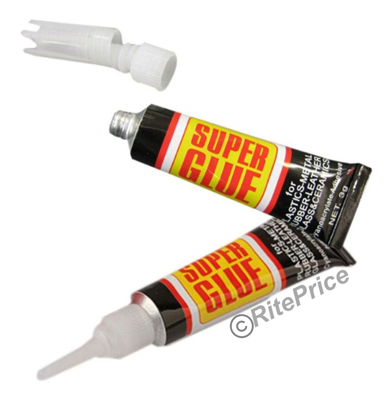 24 Pcs (3 Pack) Super Glue – ‘Cyanoacrylate Adhesive’ 3 Grams All Purpose Repair