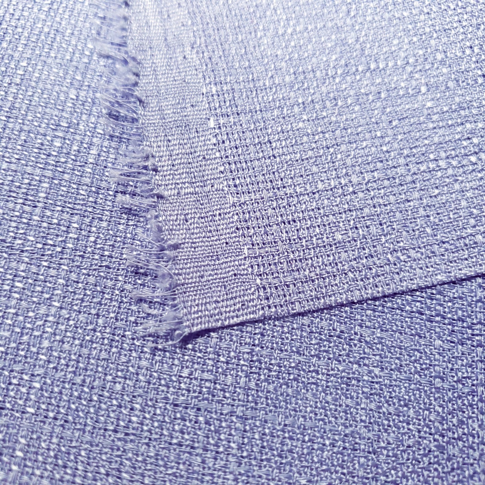 Cornflower Lilac Blue Poly Linen Fabric 58″ By The Yard Tablecloth Upholstery