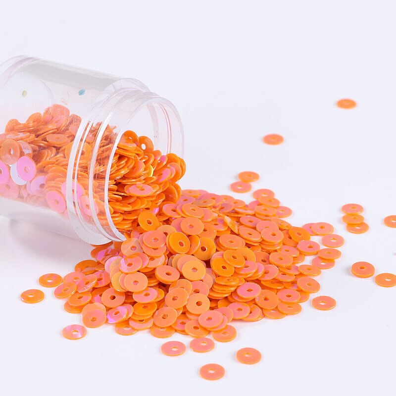 80000pcs 20 Colors Flat Round Sequins Clothing Decoration DIY Sewing Craft 2-6mm