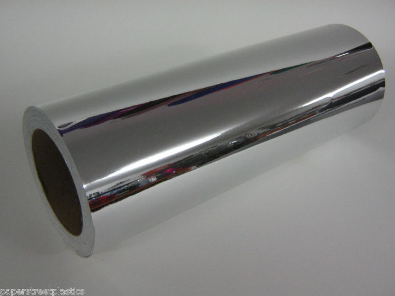 POLYCHROME Chrome Sign Vinyl, 24 Inch x 30 feet, Choose Any Color