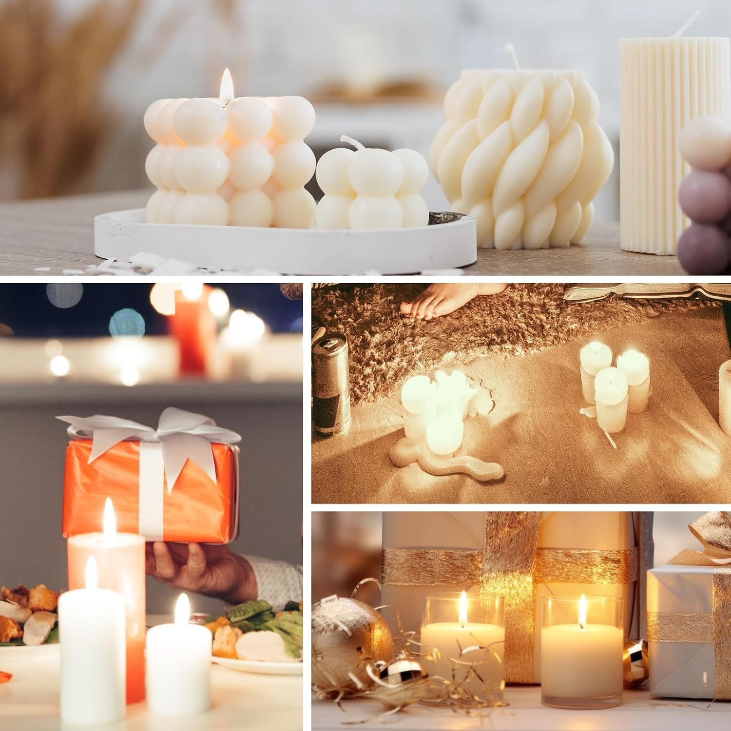 2LB 100% Pure Soy Wax for Candle Making | Natural, No Additives, Kid-Friendly