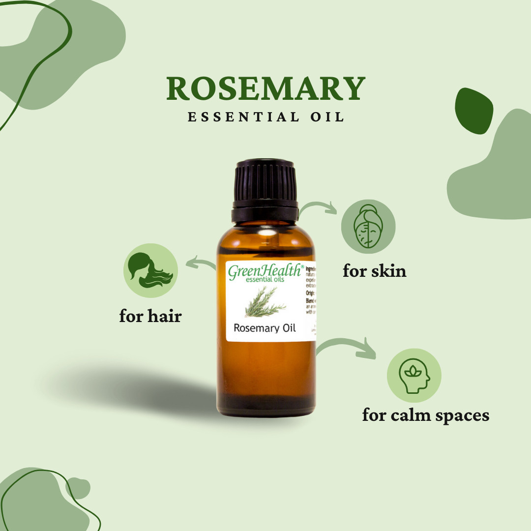 32 fl oz Rosemary Essential Oil (100% Pure & Natural) in Aluminum Bottle