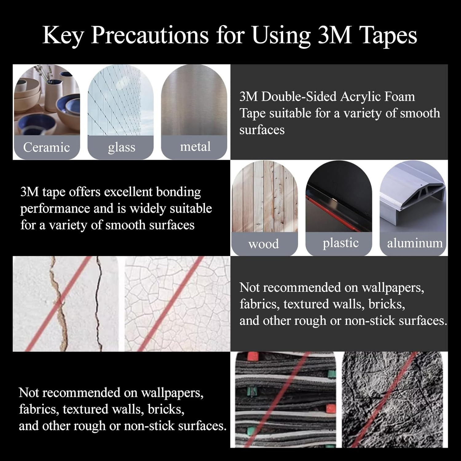 Double Sided Tape Automotive Heavy Duty Made of 3M Acrylic Foam Adhesive Cars Ex