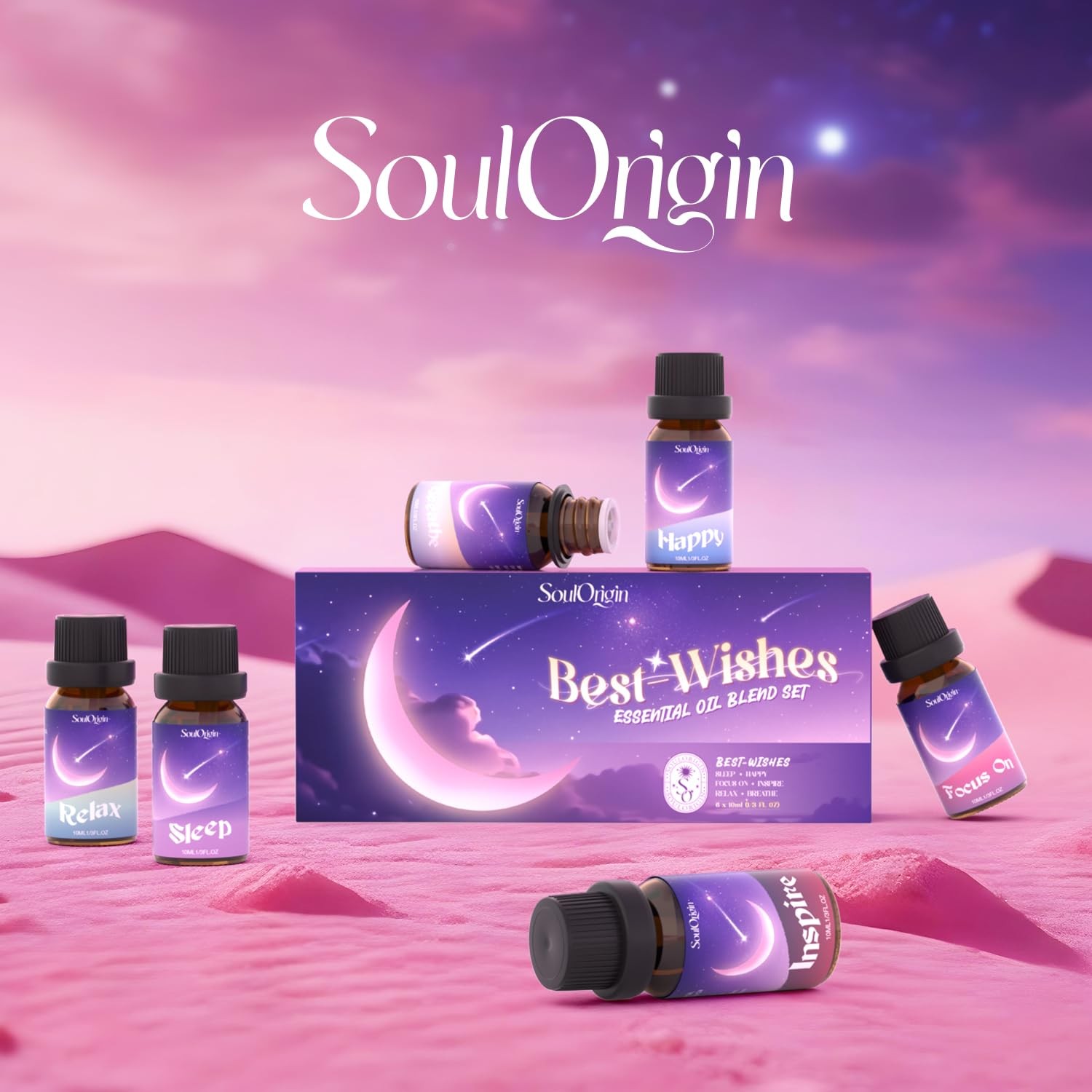 Soulorigin Essential Oil Blends, Oils 0.3 Fl Oz (Pack of 1), Blend