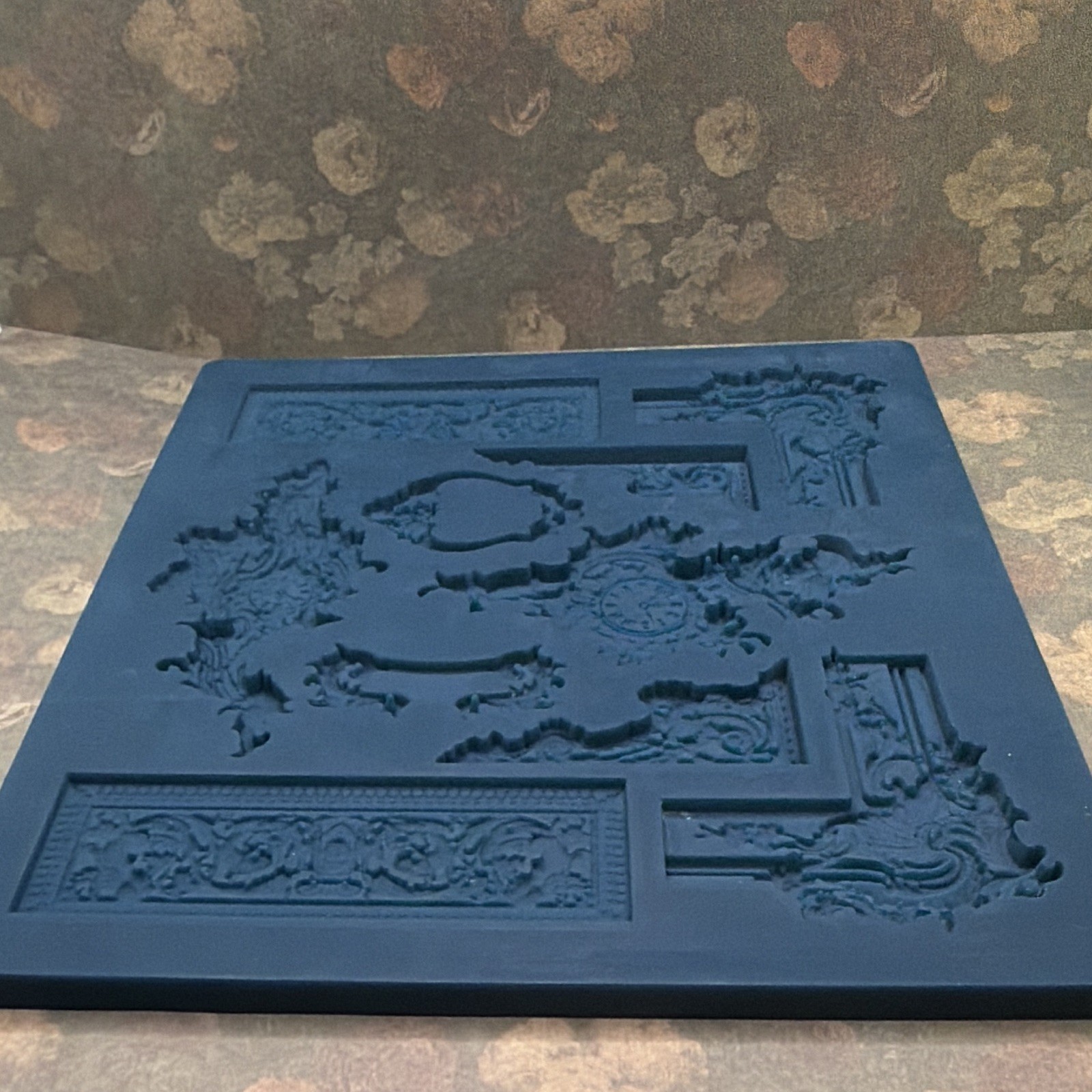 Baroque Ornaments Silicone Mould by Zuri Designs