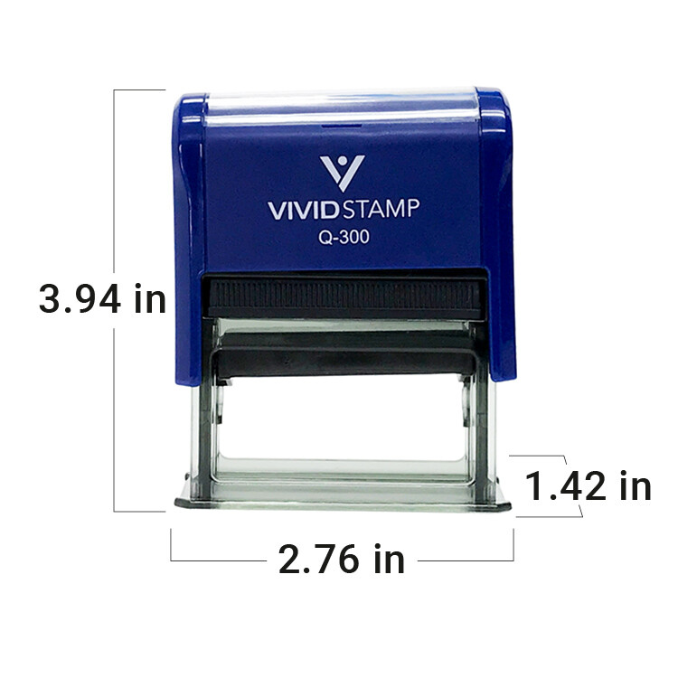 All Quality Cruelty-Free Product Self-Inking Rubber Stamp