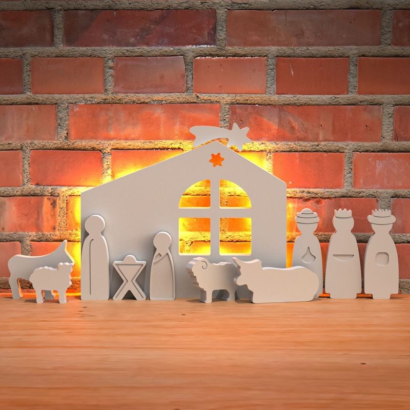Simple Easter Prayer Statue Silicone Mold for Resin Candle Gypsum DIY Decor