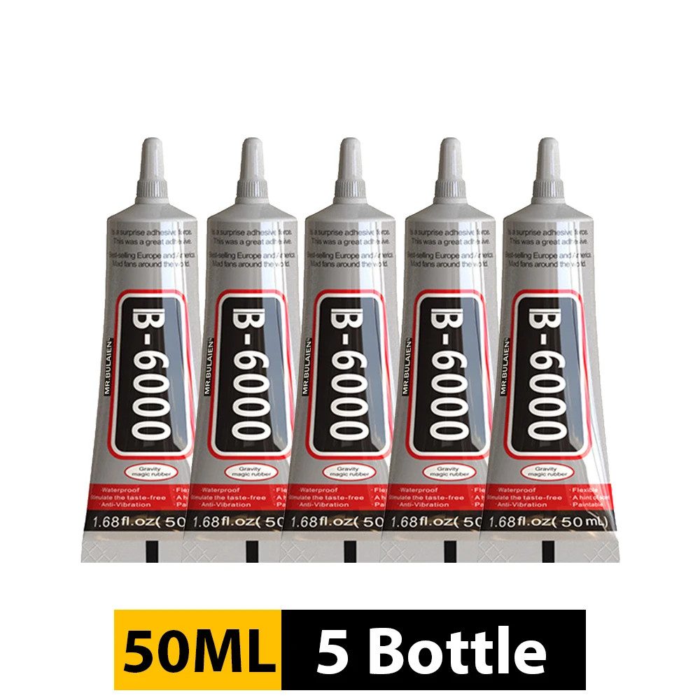15/25/50/110ML B6000 Super Glue Telephone Mobile Phone Touch Screen Adhesive DIY