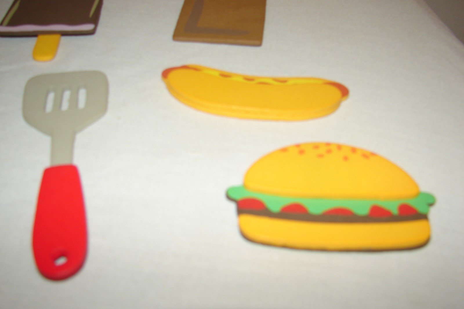 Summer Picnic Camping Embellishments Card Scrapbook Decoration Wood