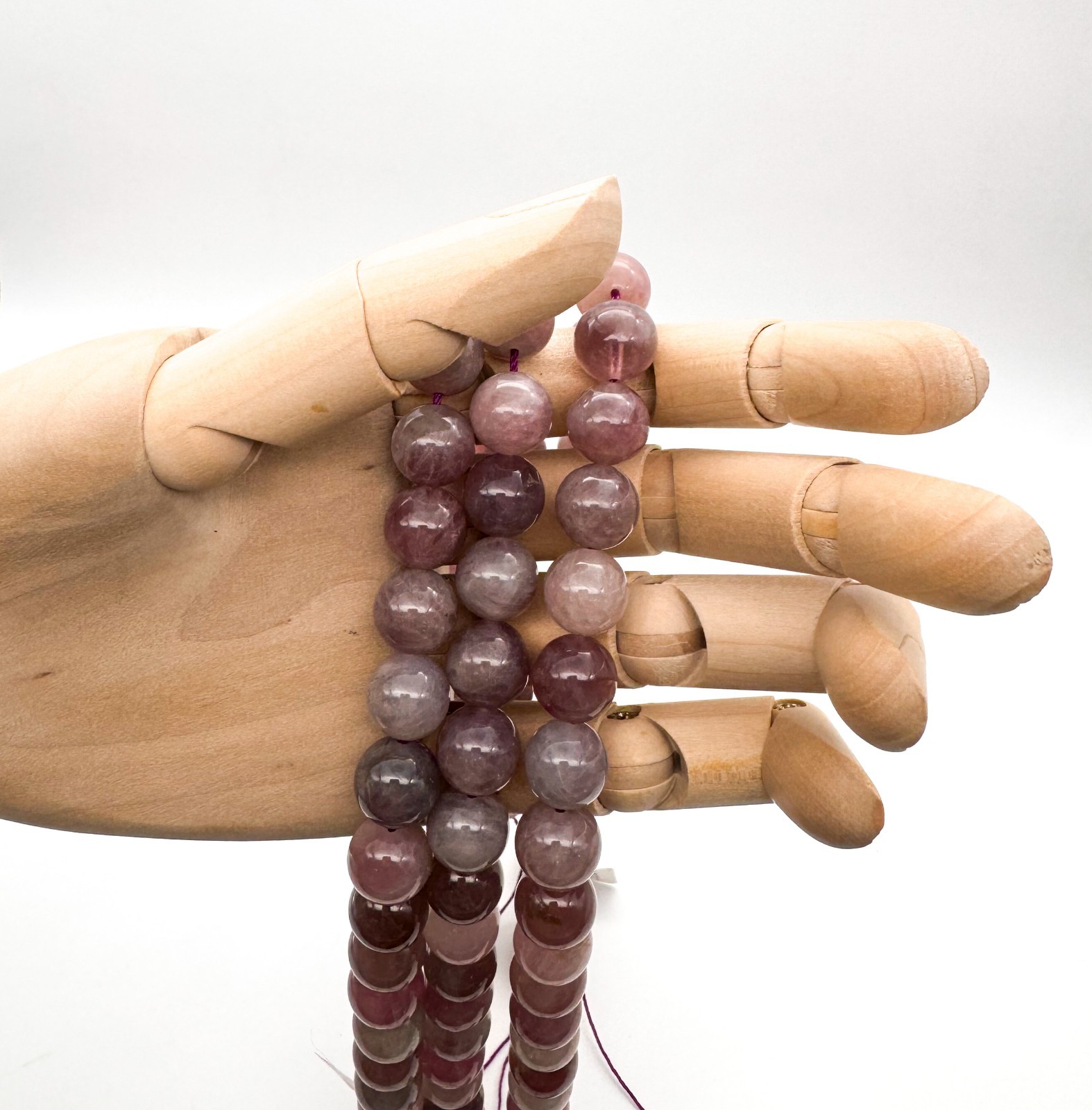 AAA Natural Madagascar Deep Pink Rose Quartz Round Gemstone Beads RN215