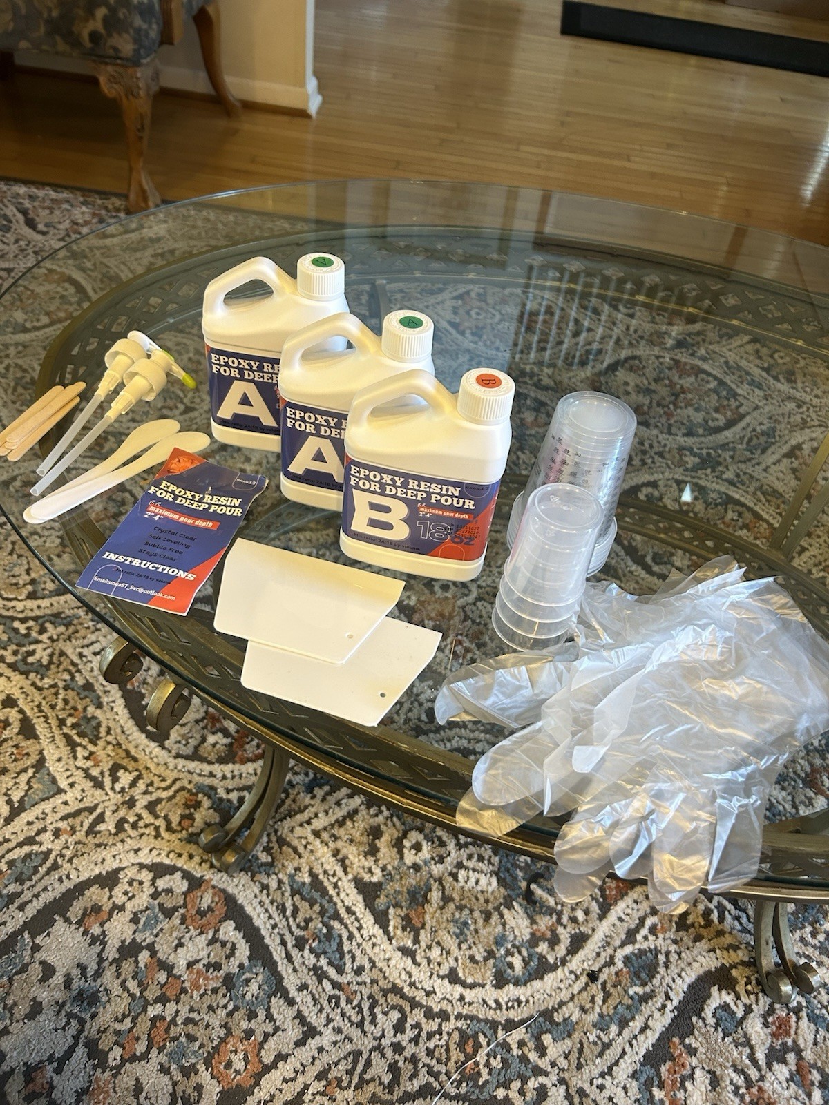 unuaST Epoxy Resin For Deep Pour 2A: 1B 18oz w/ Pour Depth 2”-4” *New Open Box*