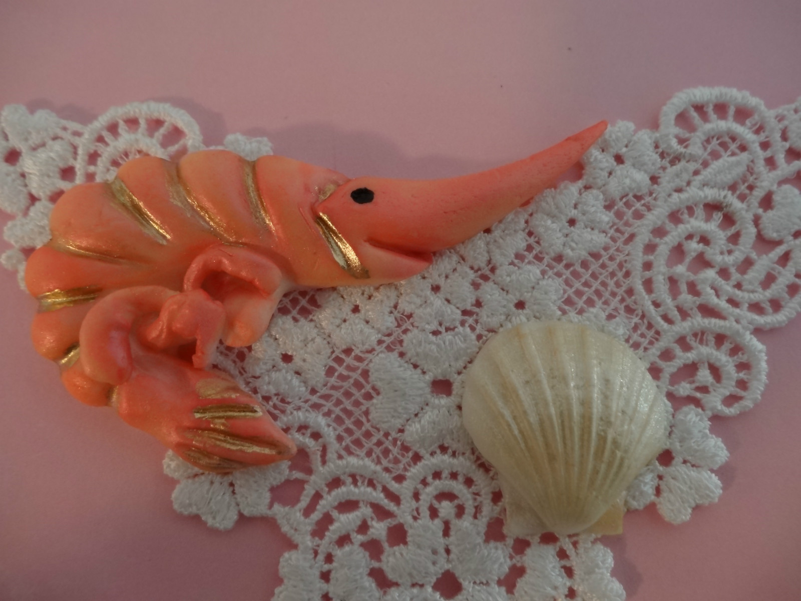 Shrimp with Shell complete Set silicone mold fondant cake icing FDA APPROVED