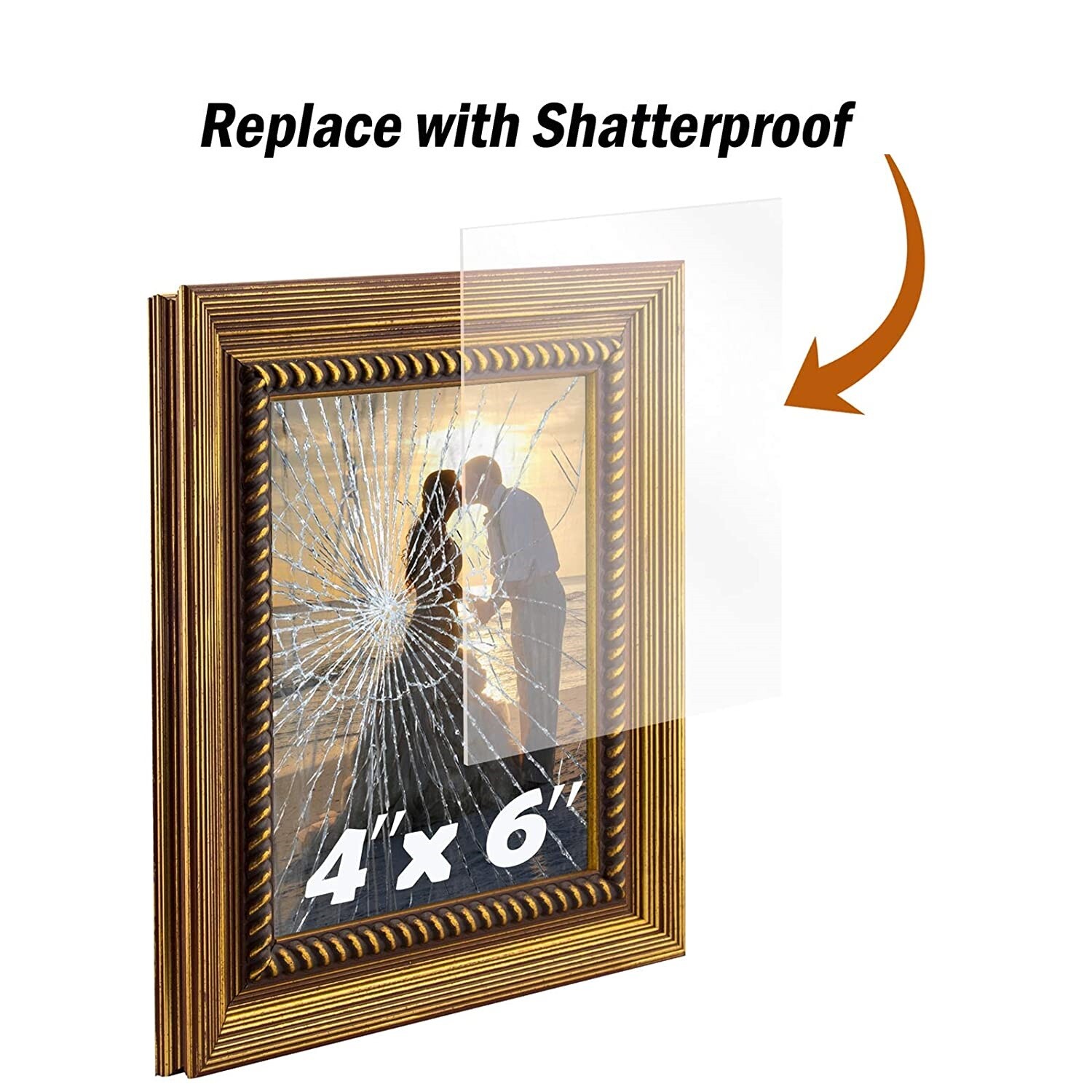 Lexan Polycarbonate 9034 Clear Plastic Unbreakable Film-Masked Replacement Sheet