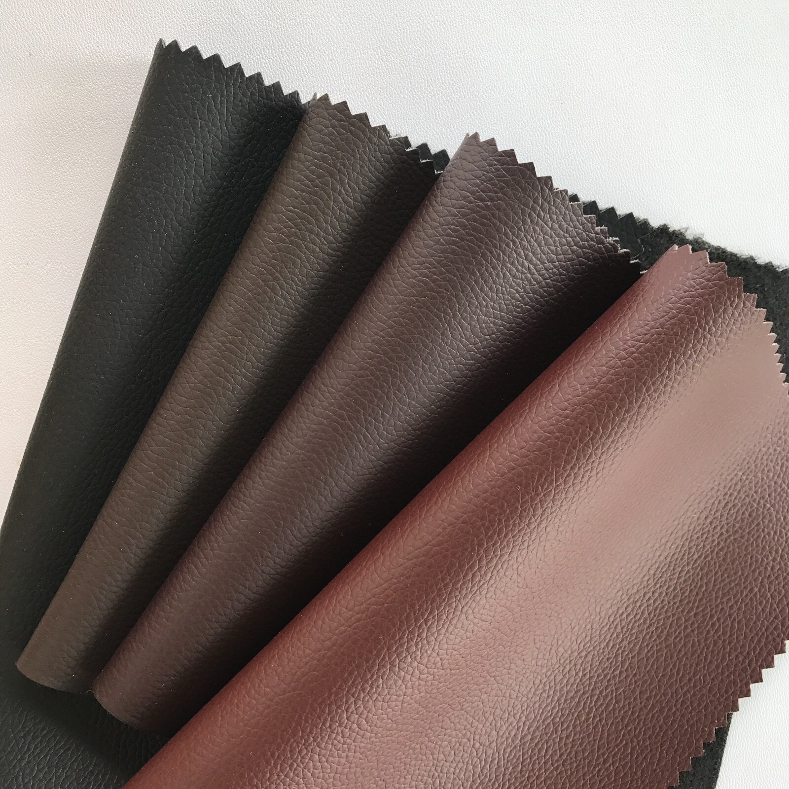 45+ Colors Self-Adhesive Vinyl Fabric Faux Leather 56″Wide Continuous By Yard
