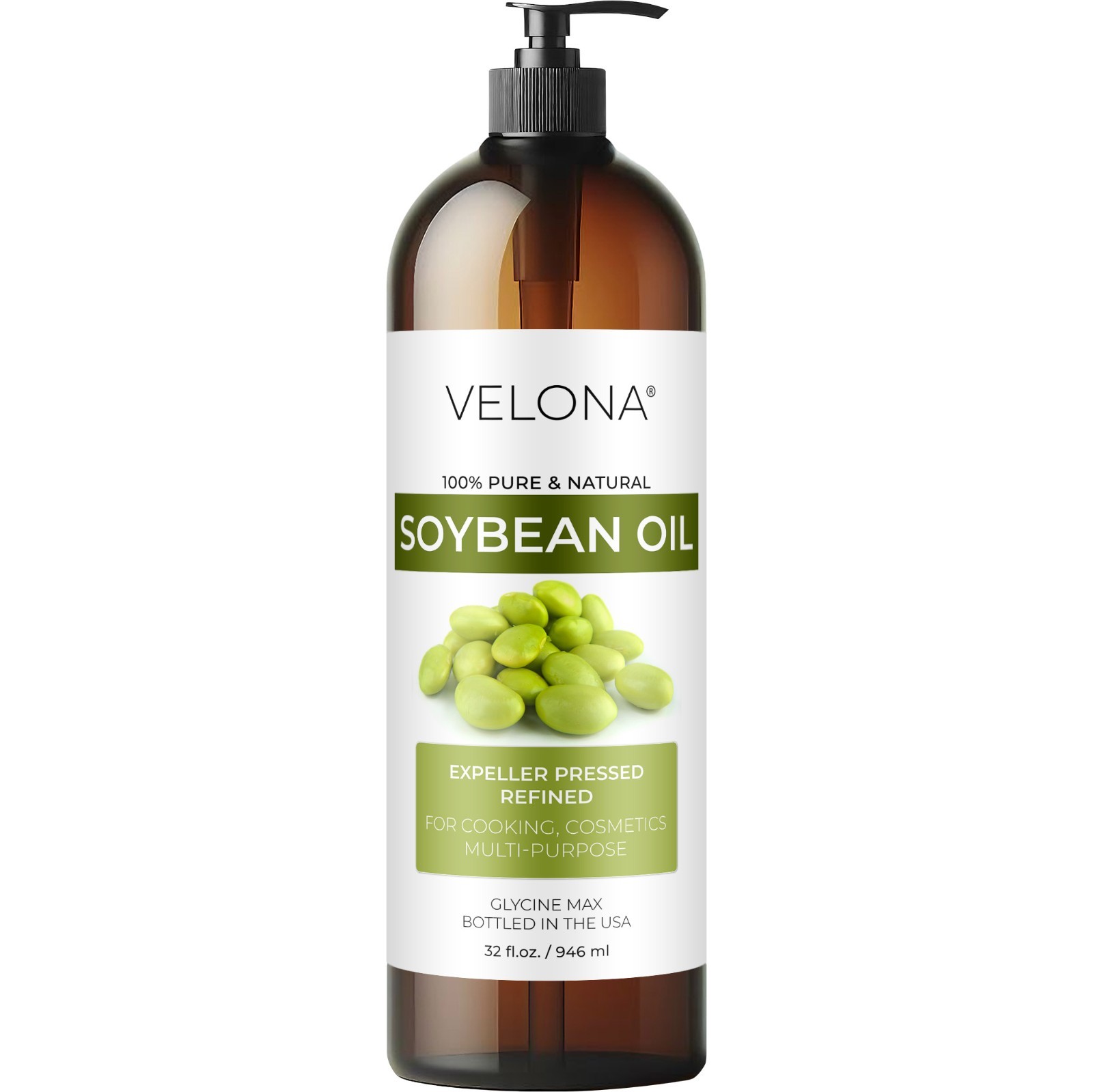 Velona Soybean Oil | 100% Pure and Natural Carrier Oil | Refined Cooking