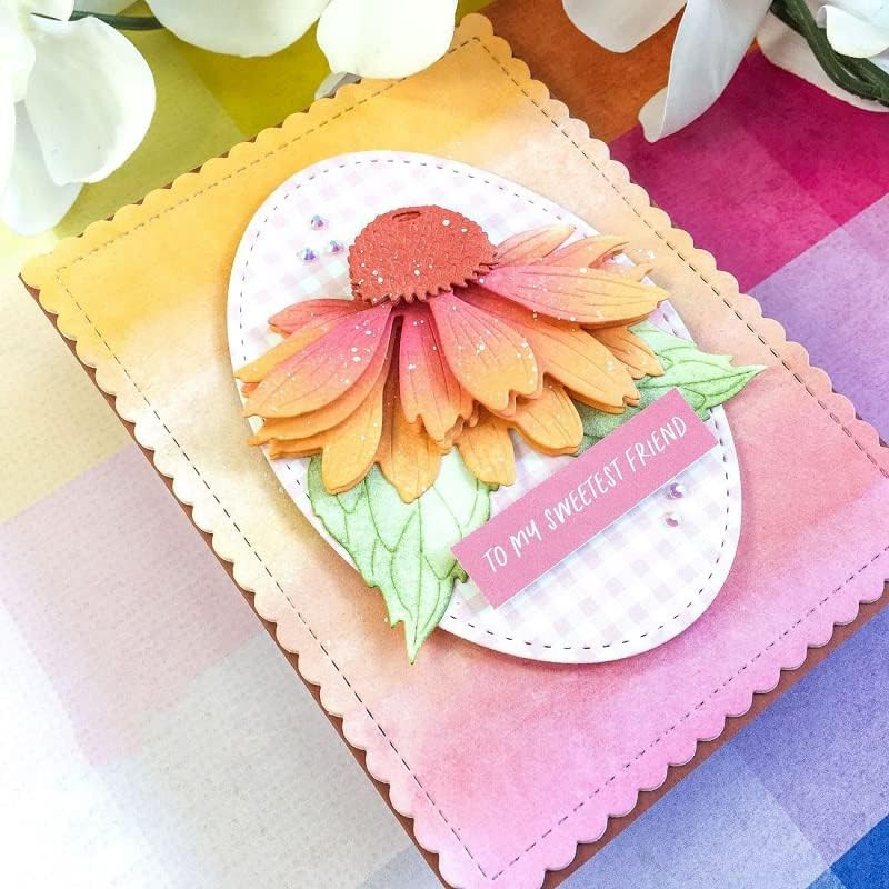 Chrysanthemums Metal Cutting Dies for Card Making New, Flower Carbon Steel Butte