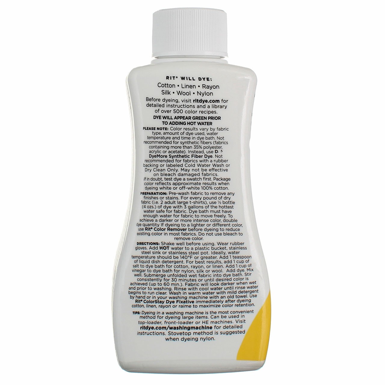 Rit All Purpose Dye, Golden Yellow, 8 fl oz