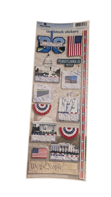 Themed Scrapbook Stickers Sheet Lot City Vacation Outdoor Travel Paper Cardstock