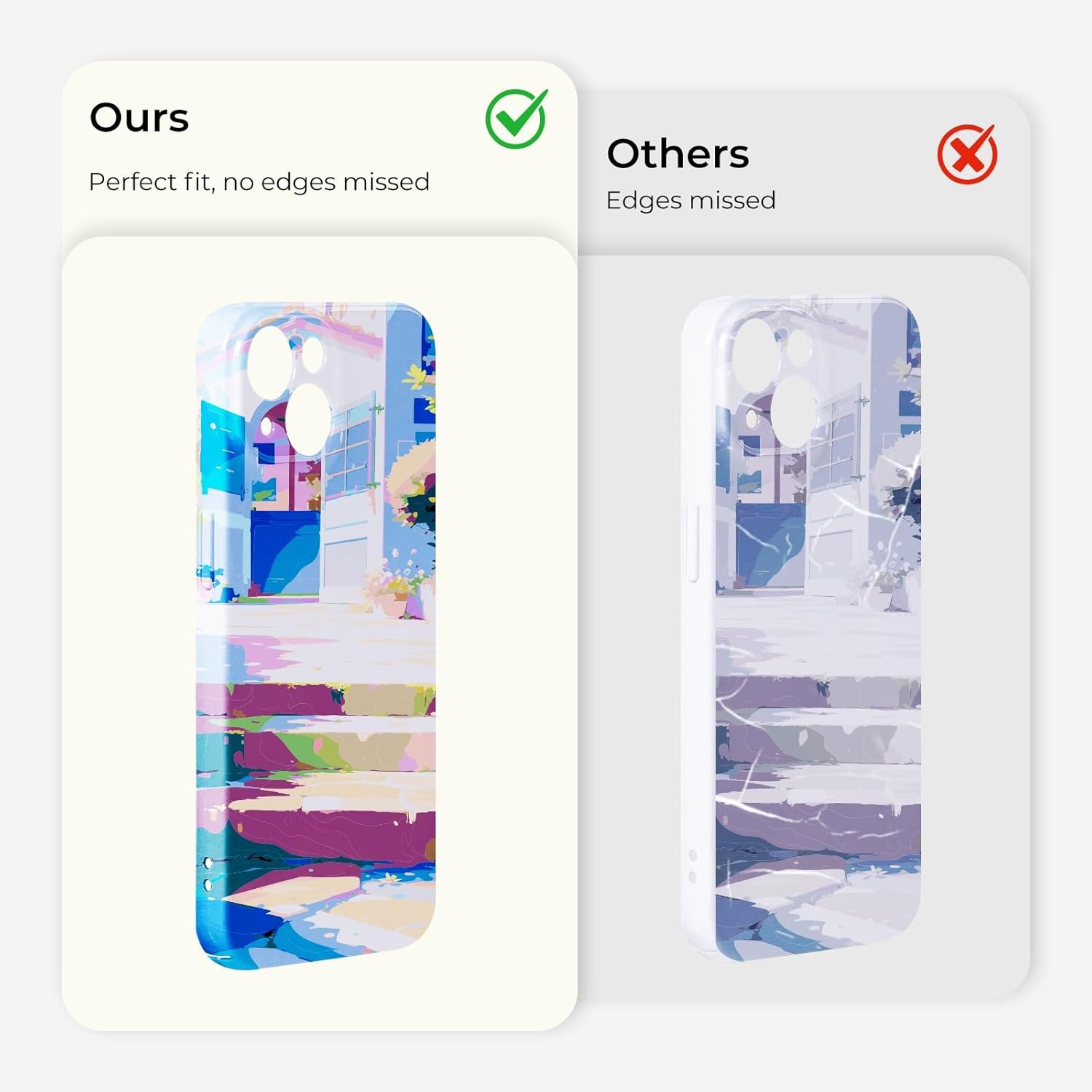 HTVRONT 6PCS Sublimation Phone Case Blanks Bulk For H17 Phone Case Heat Press