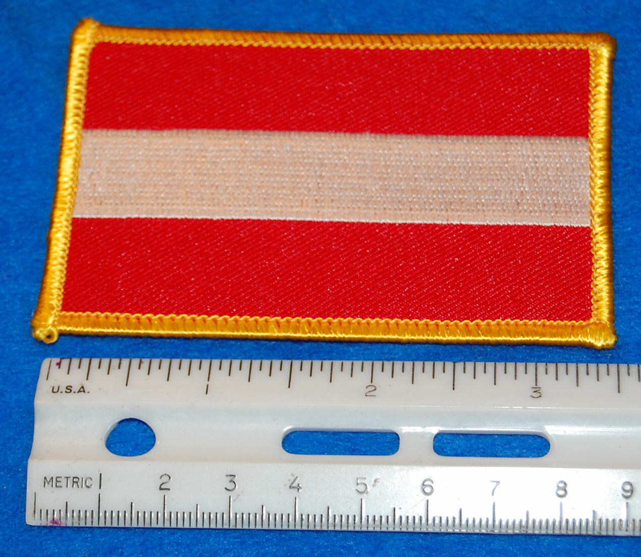 Various International Country (A-C) Flag Embroidered Patches, New