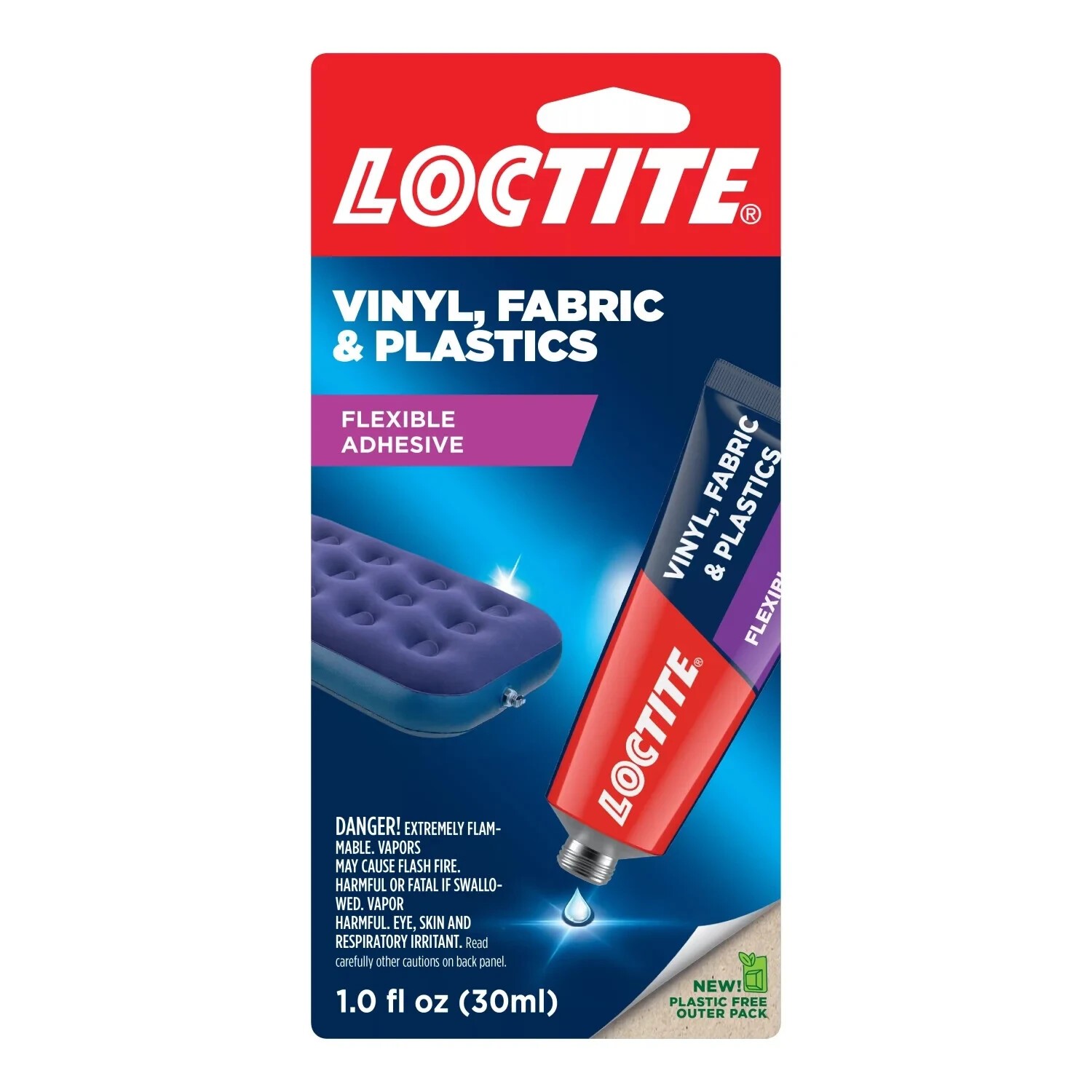 Loctite Vinyl Fabric & Plastic Repair Flexible Adhesive 1 Oz., Squeeze Tube