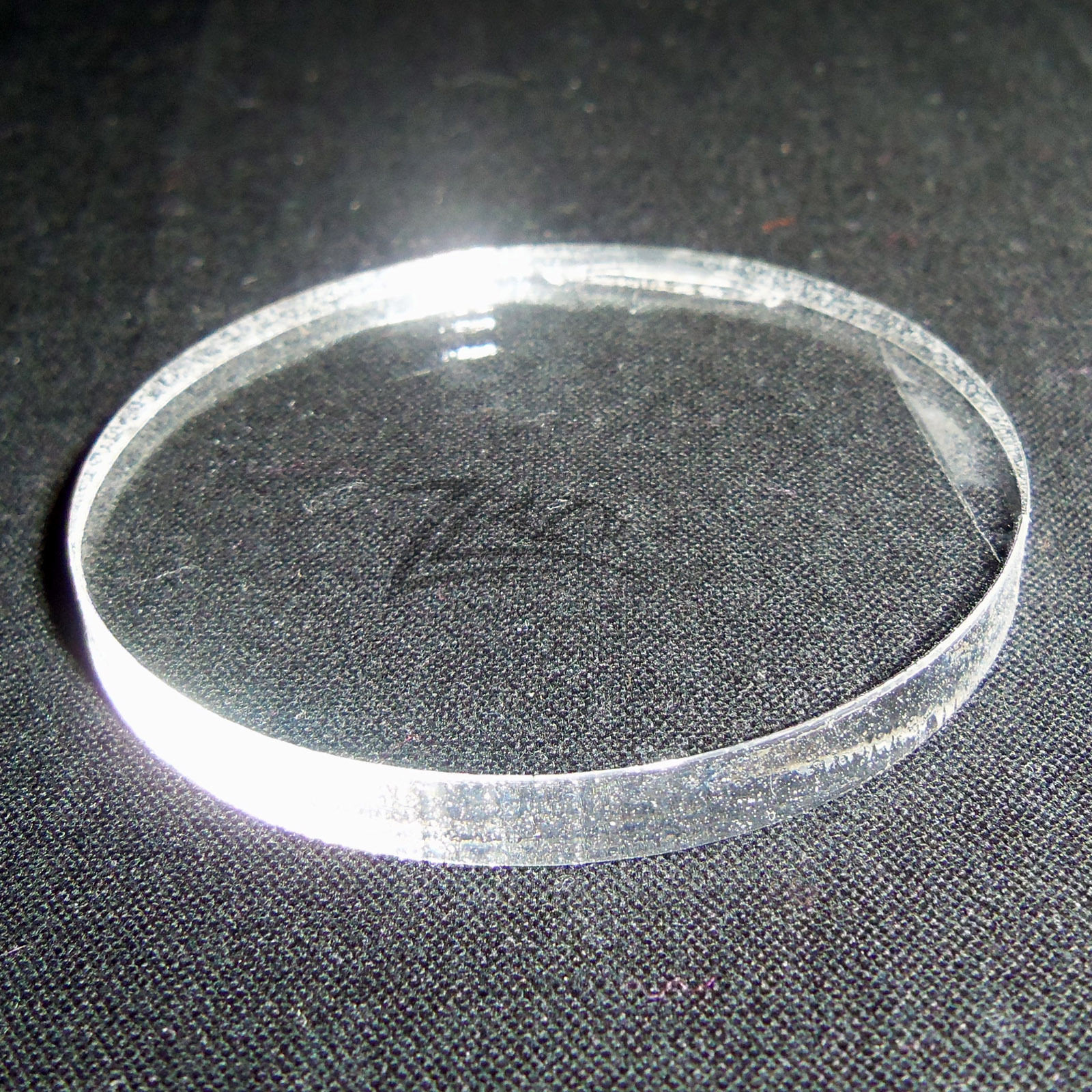 20 1″ x 1/4″ THICK Clear Acrylic Circle Disc Custom Craft Plastic Plexiglass USA
