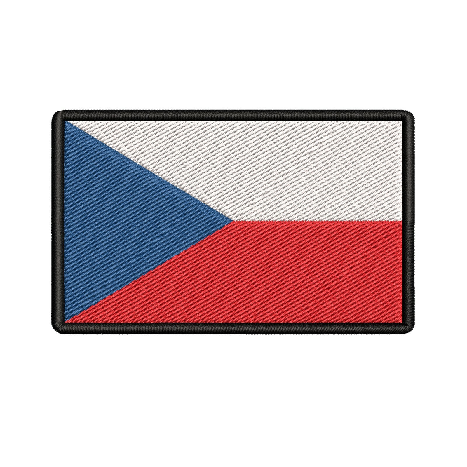 CZECHIA FLAG embroidered iron-on PATCH SOUVENIR EMBLEM applique New