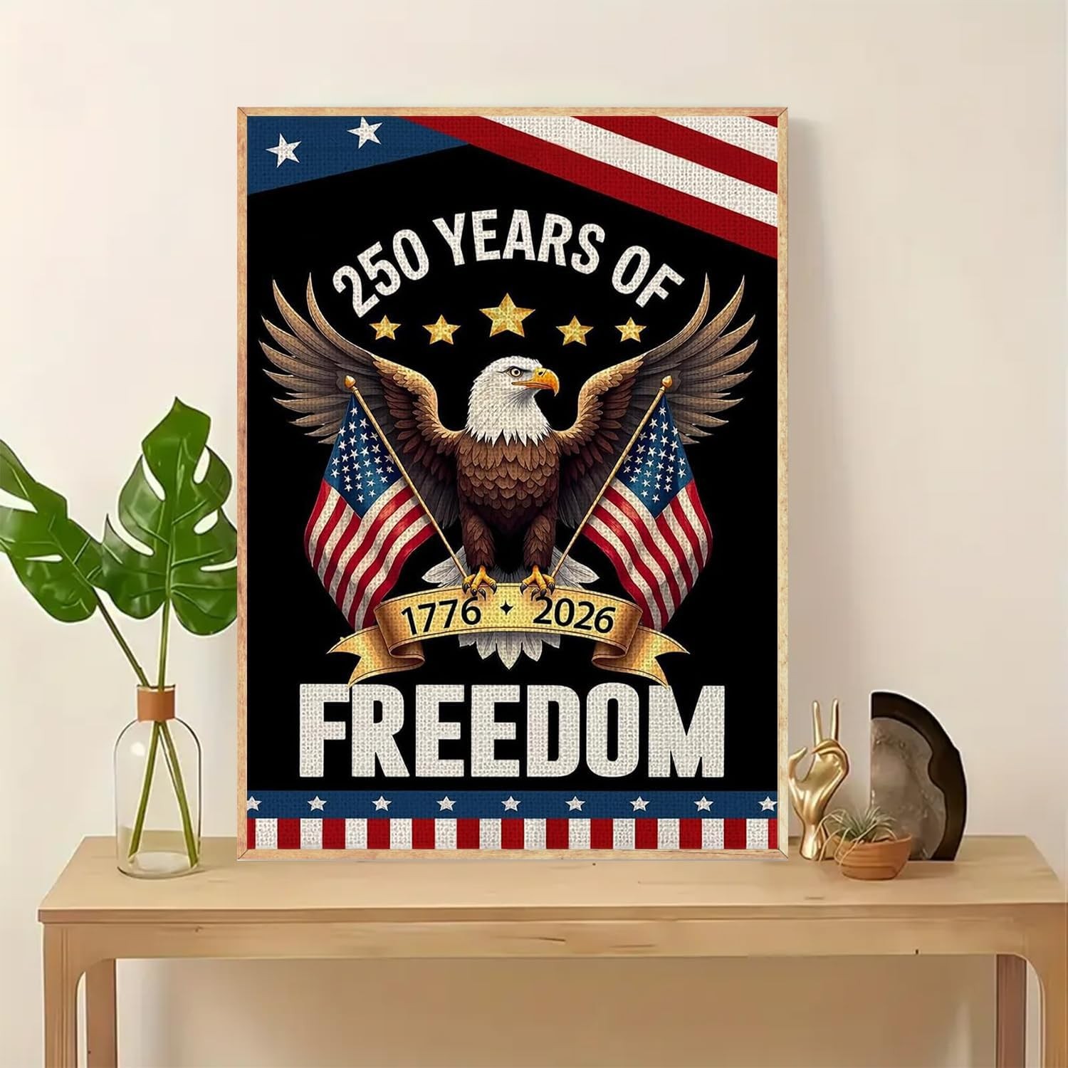 Eagle Diamond Art Kits for Adults,American Flag 5D Diamond Painting Kits for …