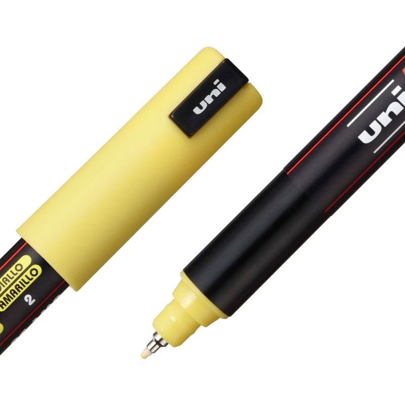 uni POSCA 8pk PC-1MR Water Based Paint Markers Extra Fine Tip 0.7mm in Assorted