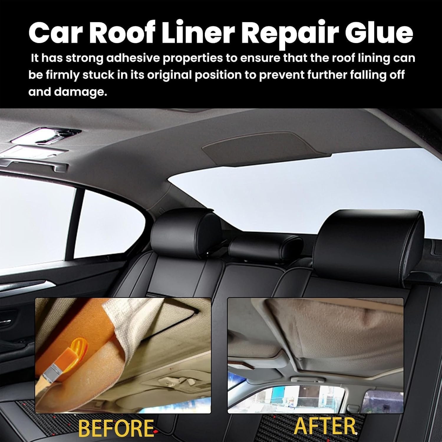 Quick Repair Glue for Automotive Interiors Waterproof High Viscosity 100ml