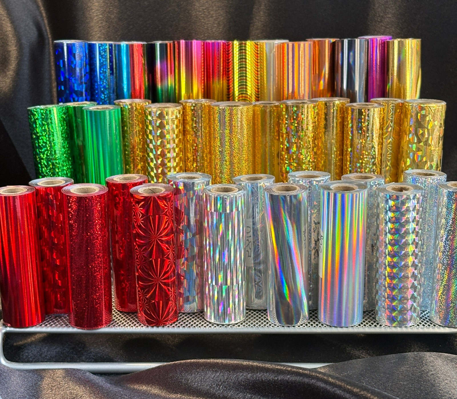Hot Stamp Holographic Gilding Foil Rolls 50 Patterns