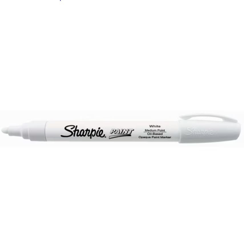 Sharpie Oil-Based Medium Point White Paint Marker, 1 Each