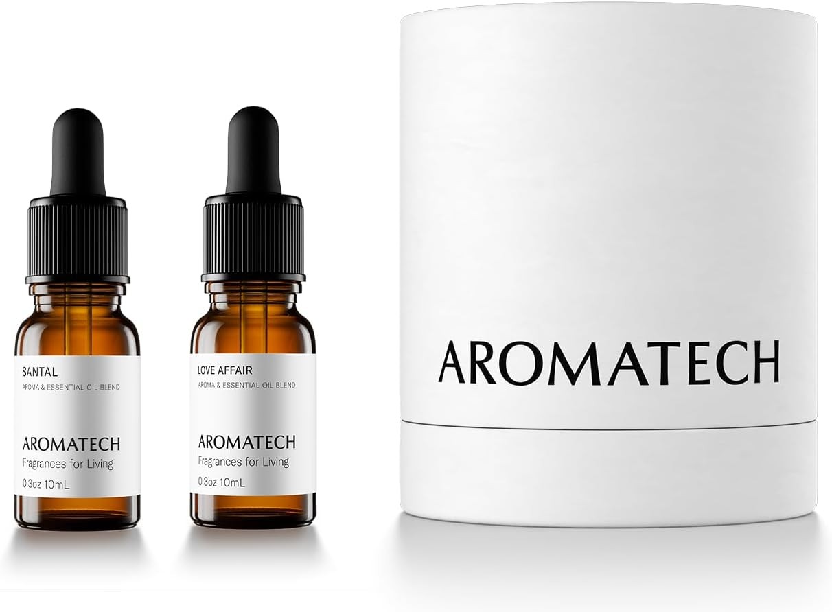 AromaTech Santal & Love Affair Set | Aroma Diffuser 0.3 Fl Oz (Pack of 2)