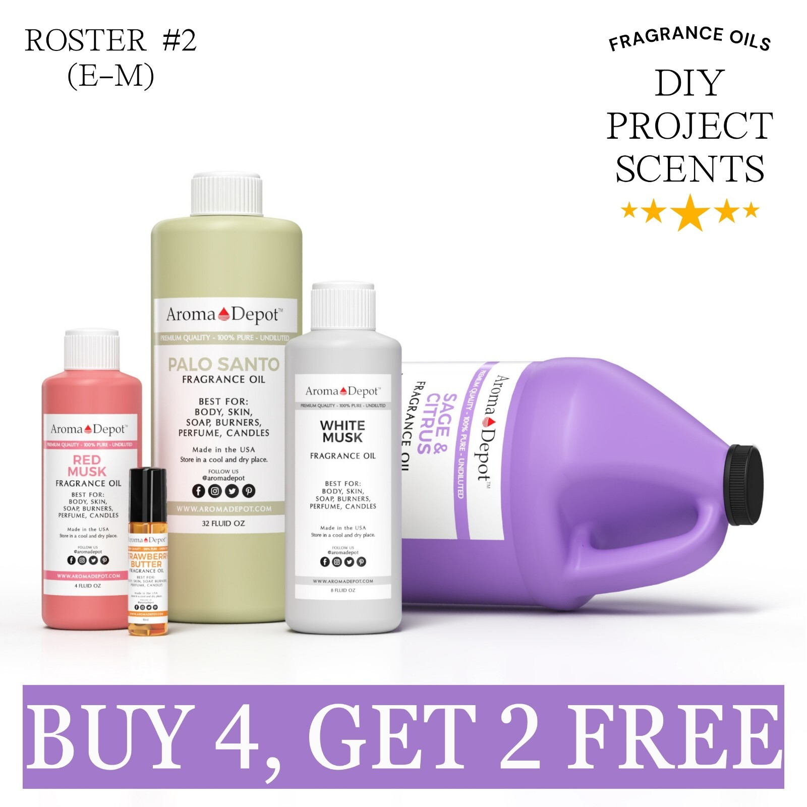 Fragrance Oils For Incense making Candles Diffusers Body Perfume Soap Bath Bombs