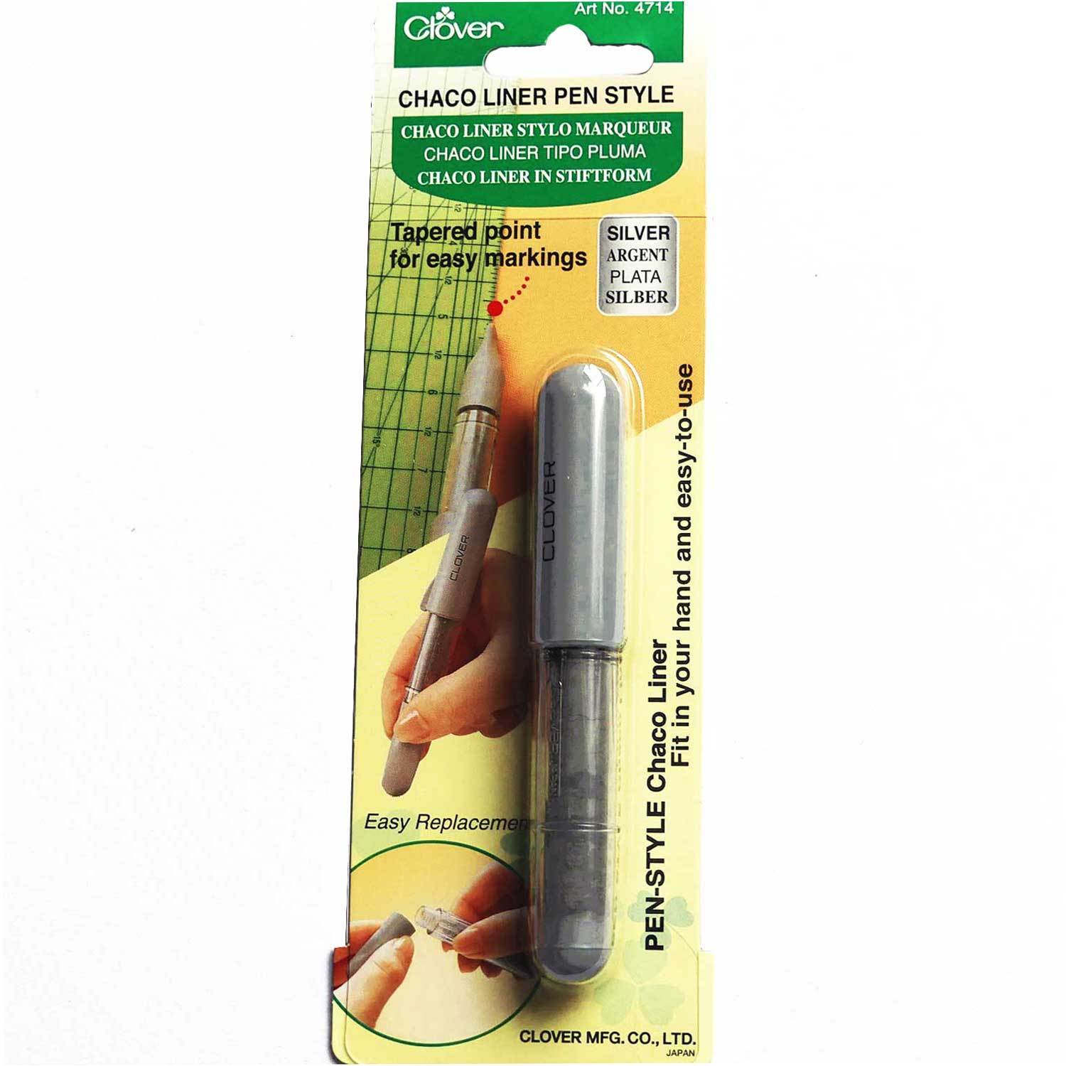 CLOVER “CHACO LINER PEN STYLE” Silver #4714