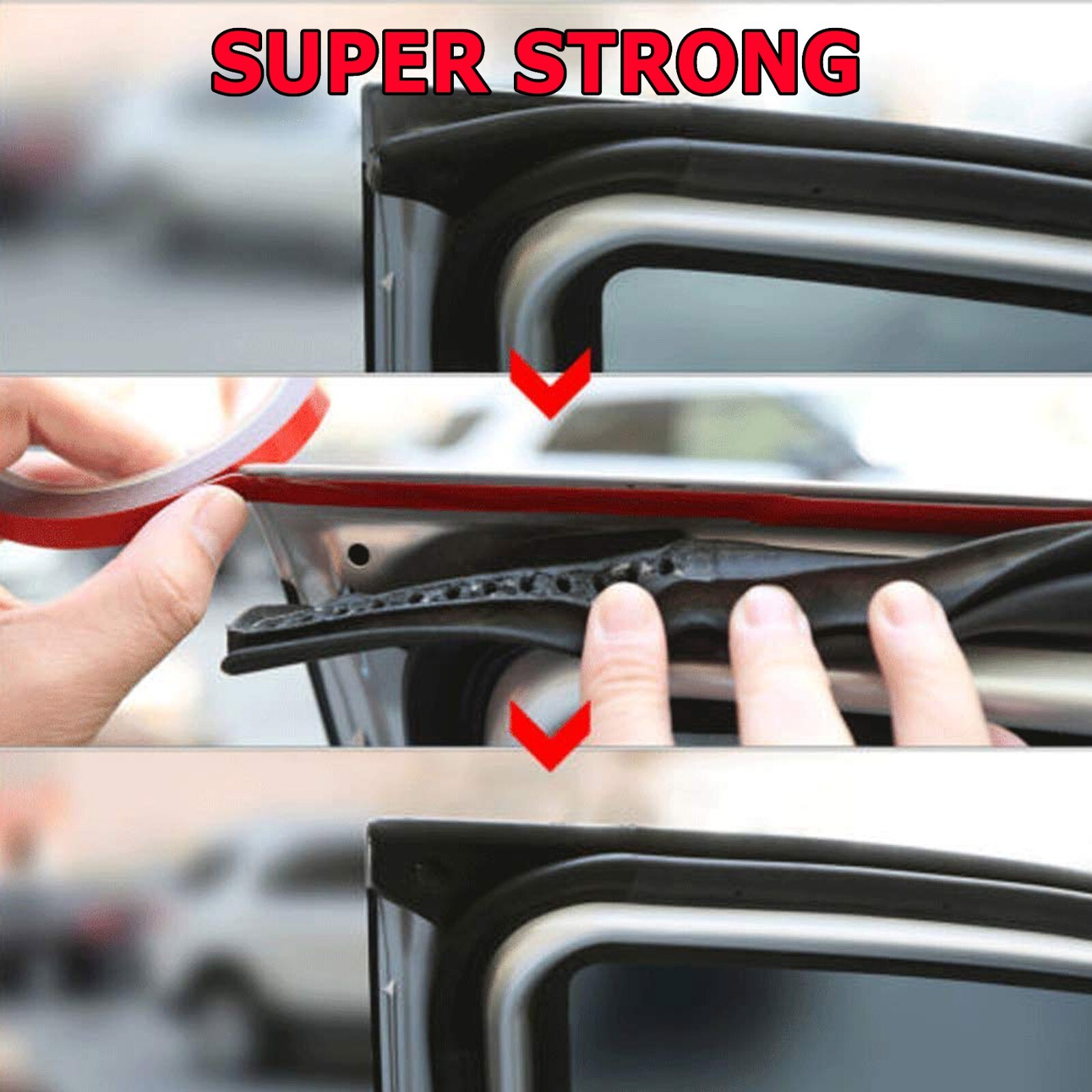 1~6X Auto Tape Acrylic Foam Double Sided Car Mounting Adhesive 3m x 10mm Truck
