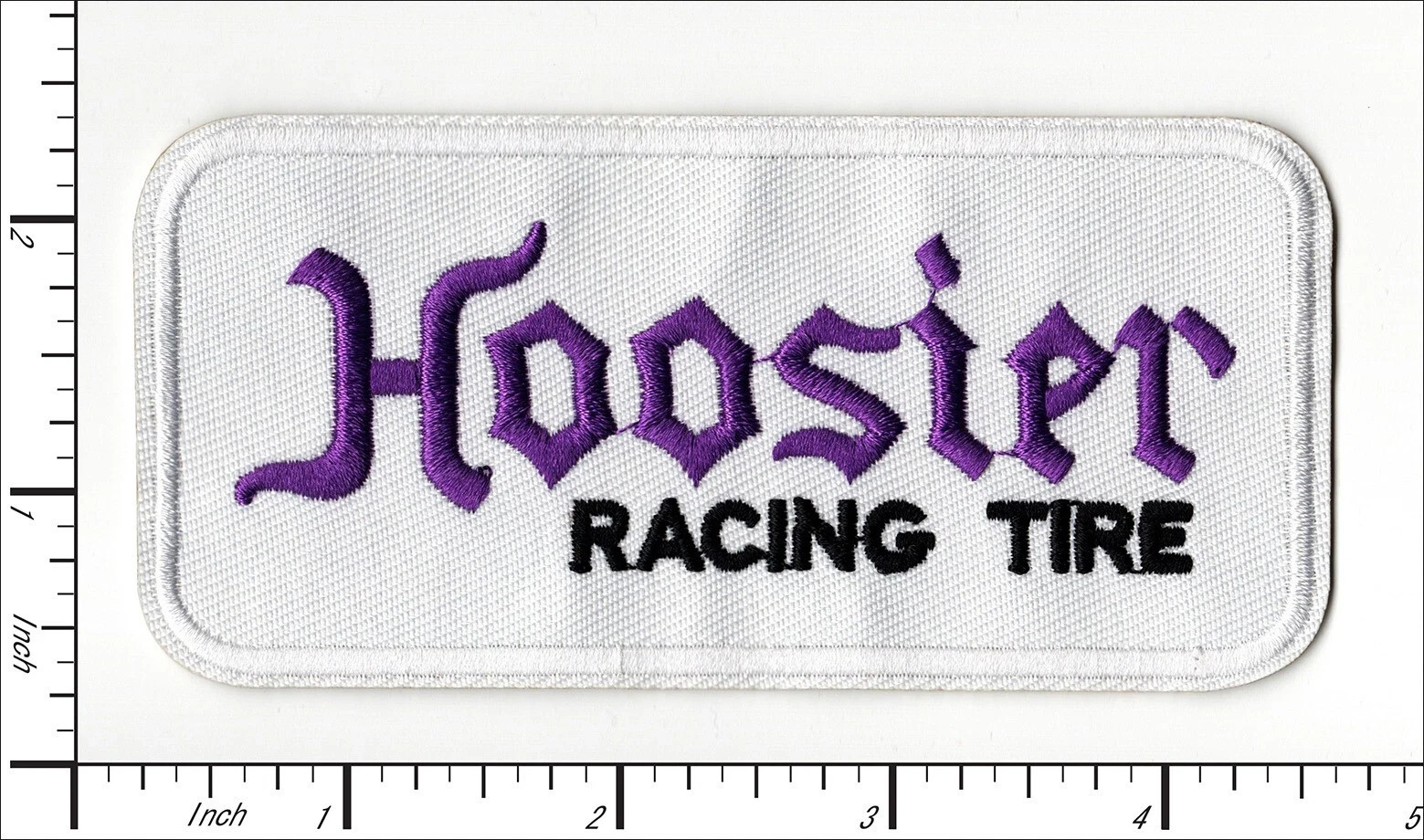 HOOSIER Racing Tire Embroidered Iron-on PATCH Retro Logo Wholesale New!