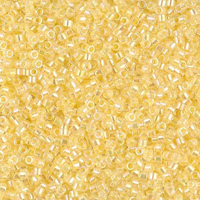 Pale Yellow Miyuki Delica Beads 11/0 (DB053-TB)