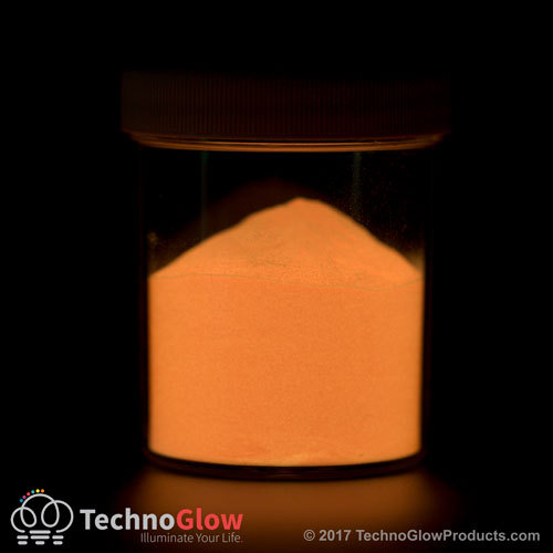 Glow in the Dark Powder, Fluorescent PINK to RUST – UV Reactive Glow Pigment