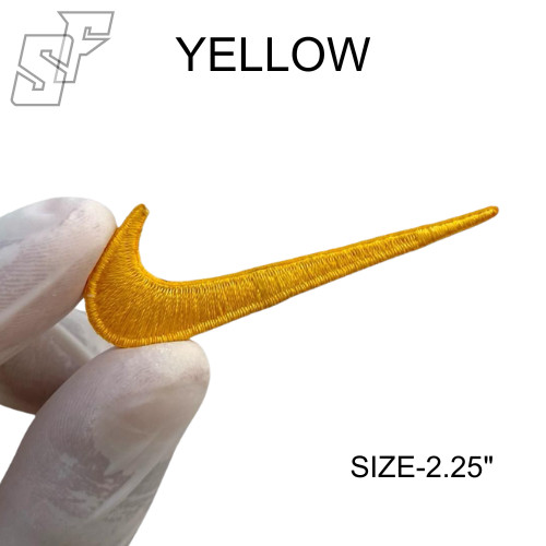 Swoosh 2.5″ Embroidered Swoosh Left&Right MultiColors Embroidered Patch Iron On