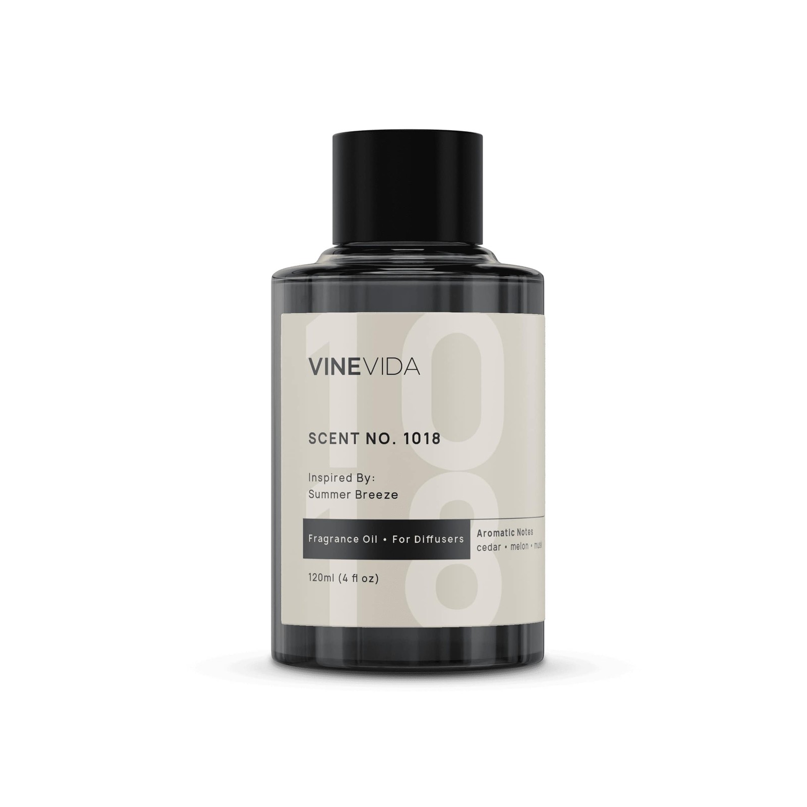 VINEVIDA (4oz) Hotel Fragrance Diffuser Oil – 4 Fl Oz (Pack of 1), Black