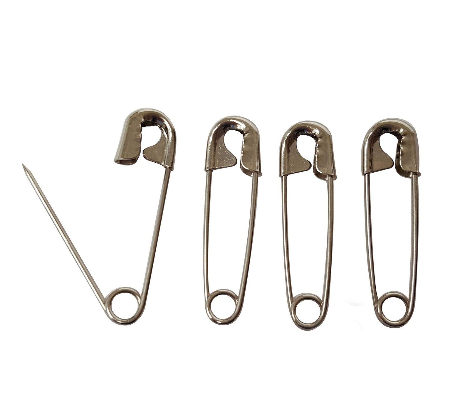 500-Pack Small Safety Pins (1-1/16 Inch, Silver) – Rust-Resistant Pins for Cl…