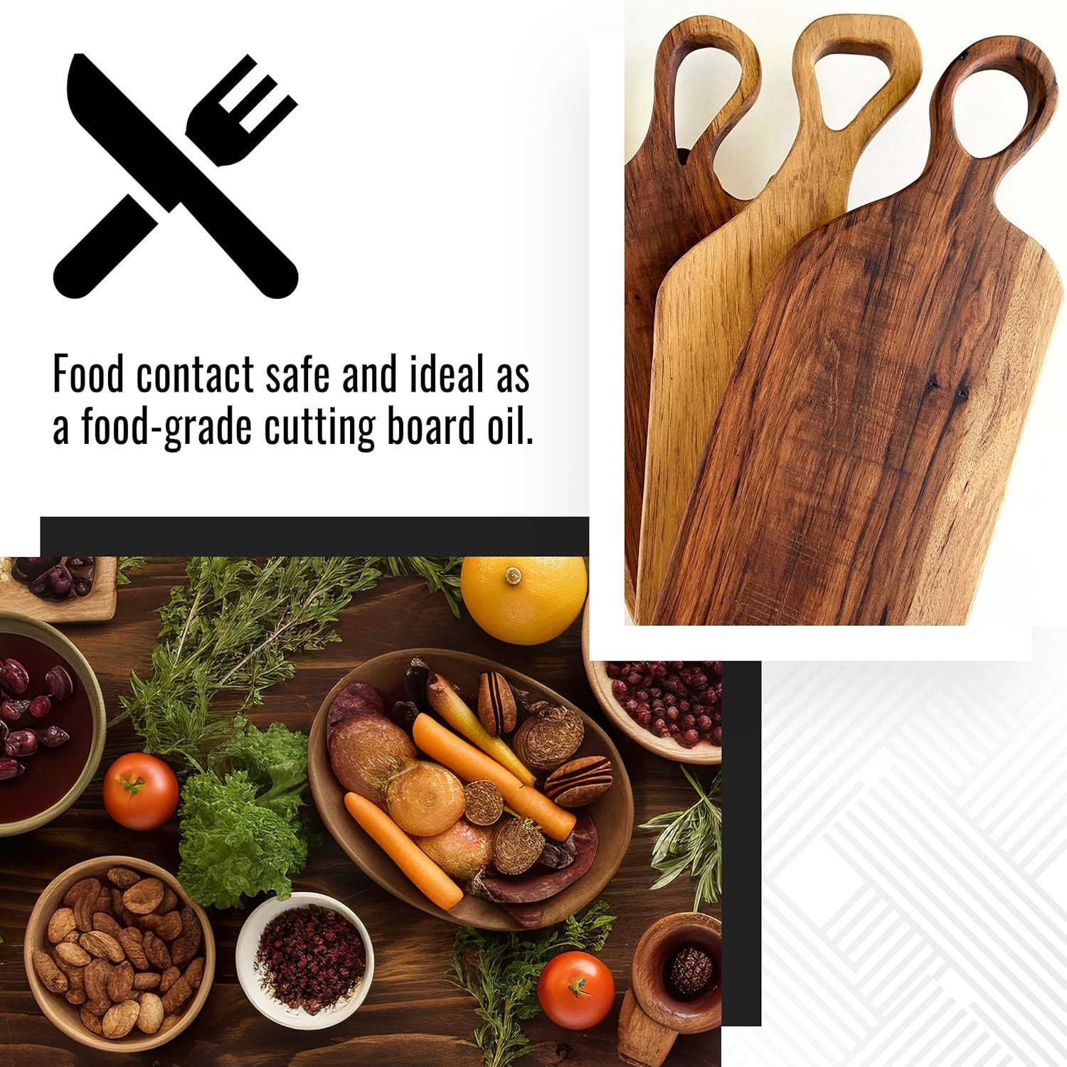 Food Safe Dark Half Tung Oil & Orange Peel Oil – 32oz Wood Finish